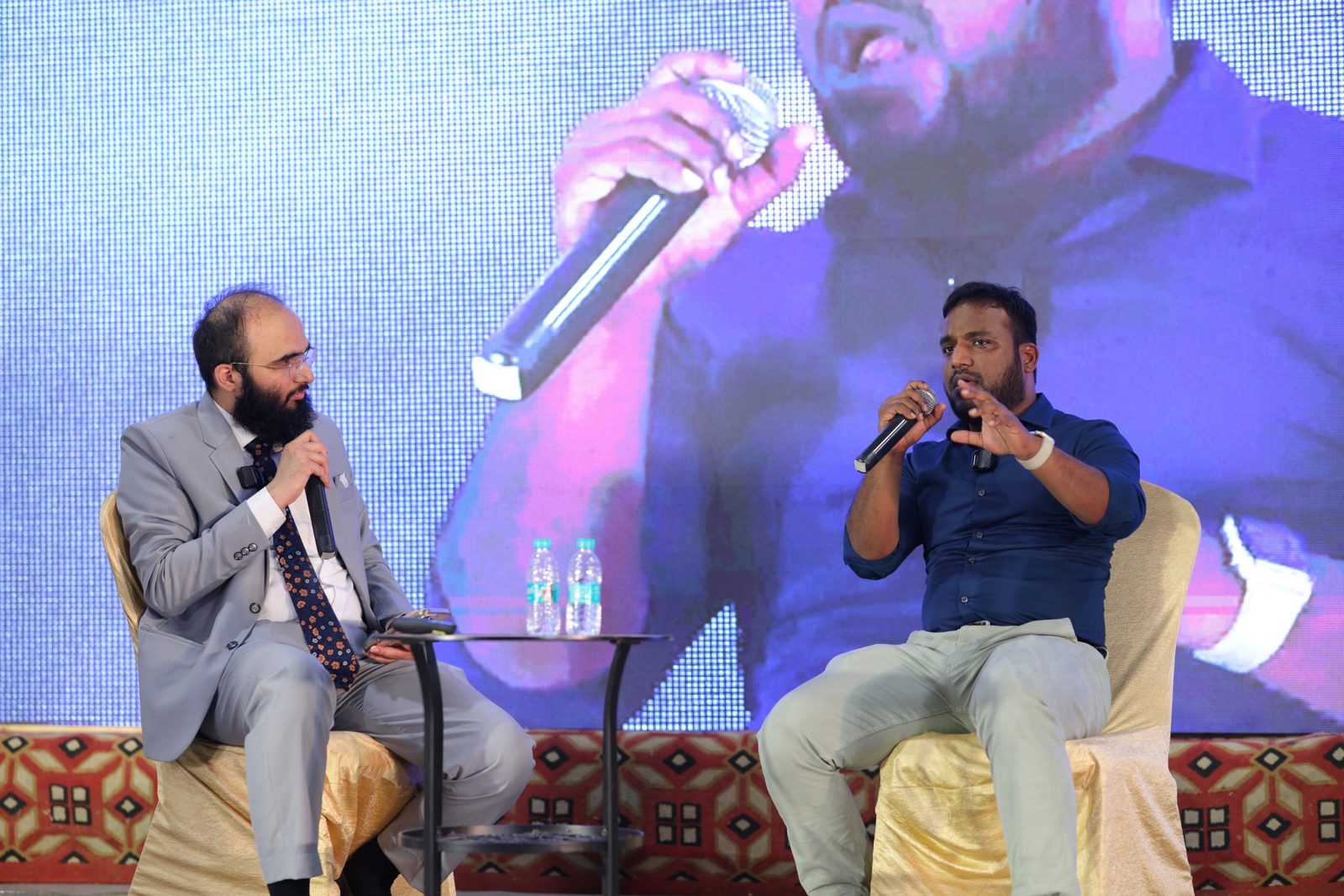 Panel discussion on stage