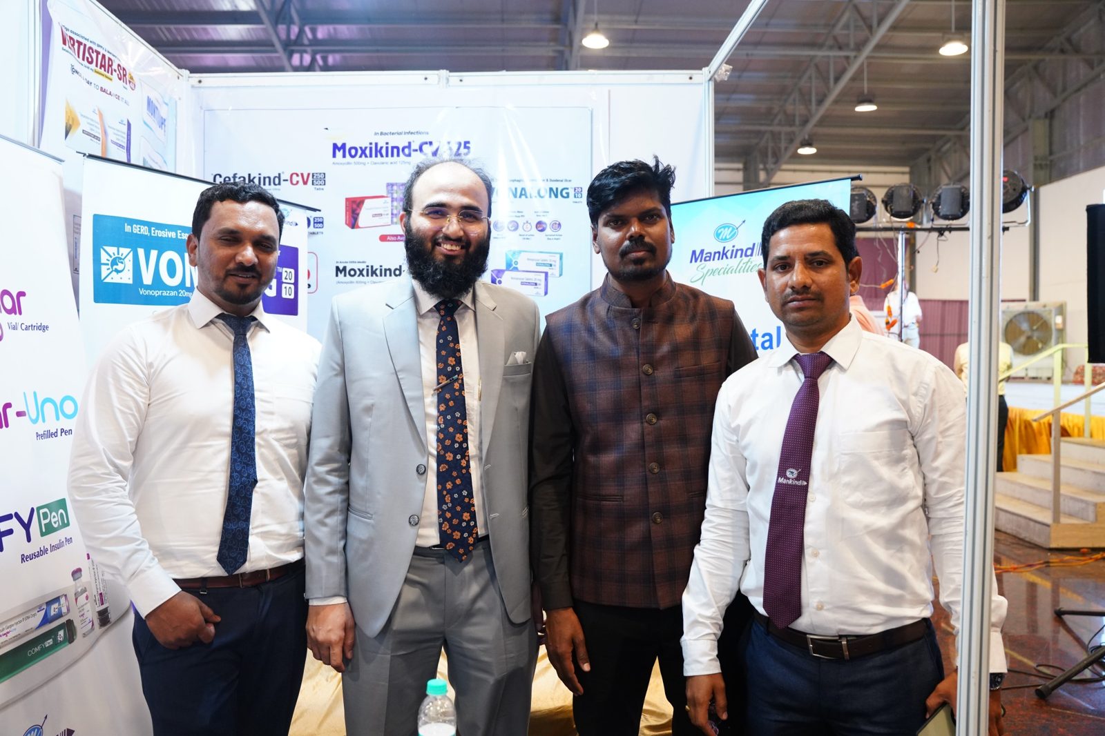 Partner team at their stall
